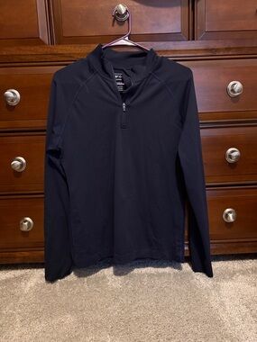 Figs Women's Navy Half-Zip Pullover